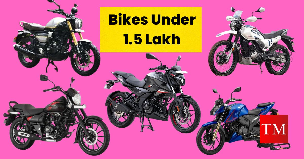 Top 5 Bikes Under 1.5 Lakh